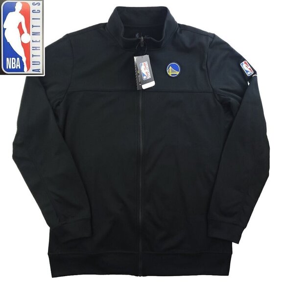 Golden State Warriors Jacket NBA Authentics Nike Dry Full Zip Large Tall NWT - Picture 1 of 11